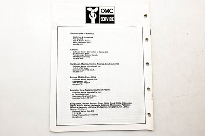 OMC 397347 Parts Catalog 4 Models