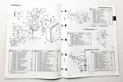 OMC 397283 Parts Catalog 5/6/8 Models