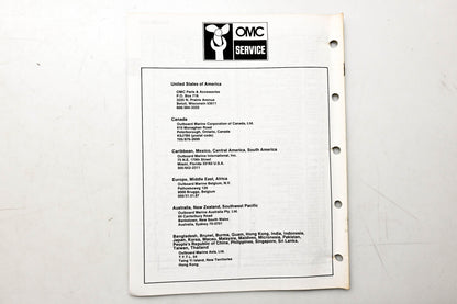 OMC 397283 Parts Catalog 5/6/8 Models