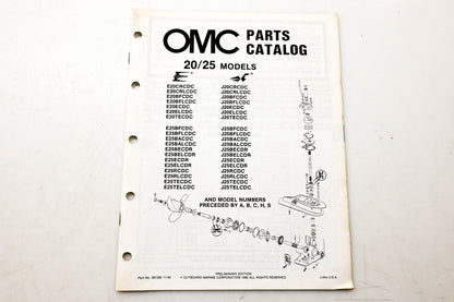 OMC 397285 Parts Catalog 20/25 Models