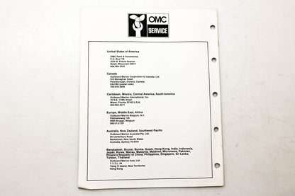 OMC 397285 Parts Catalog 20/25 Models