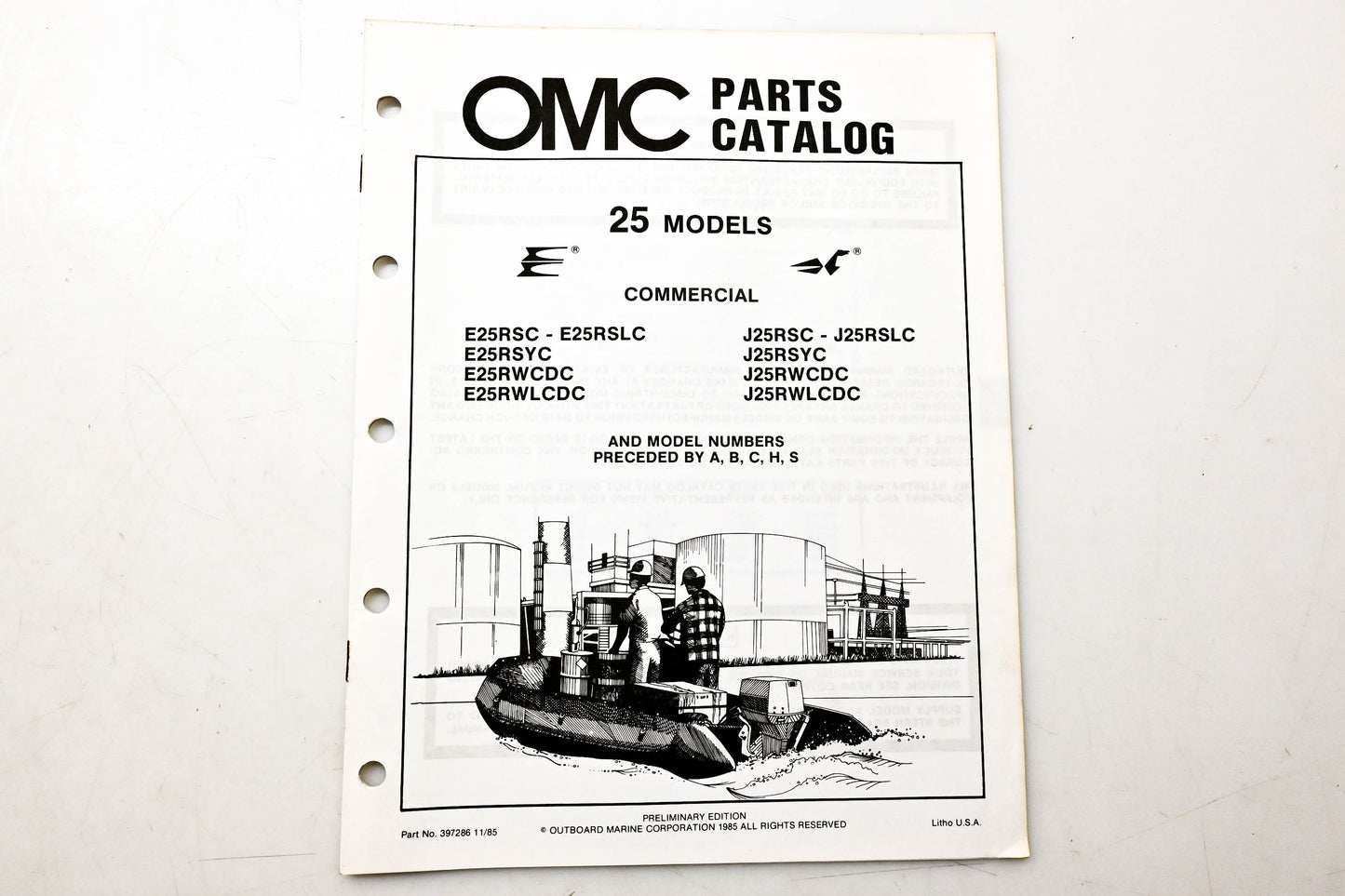 OMC 397286 Parts Catalog 25 Models