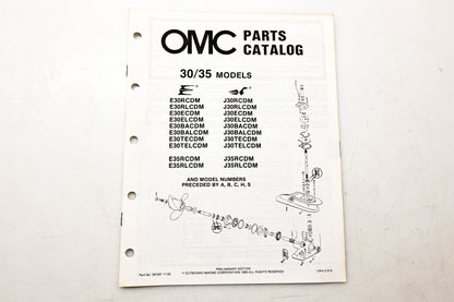 OMC 397287 Parts Catalog 30/35 Models