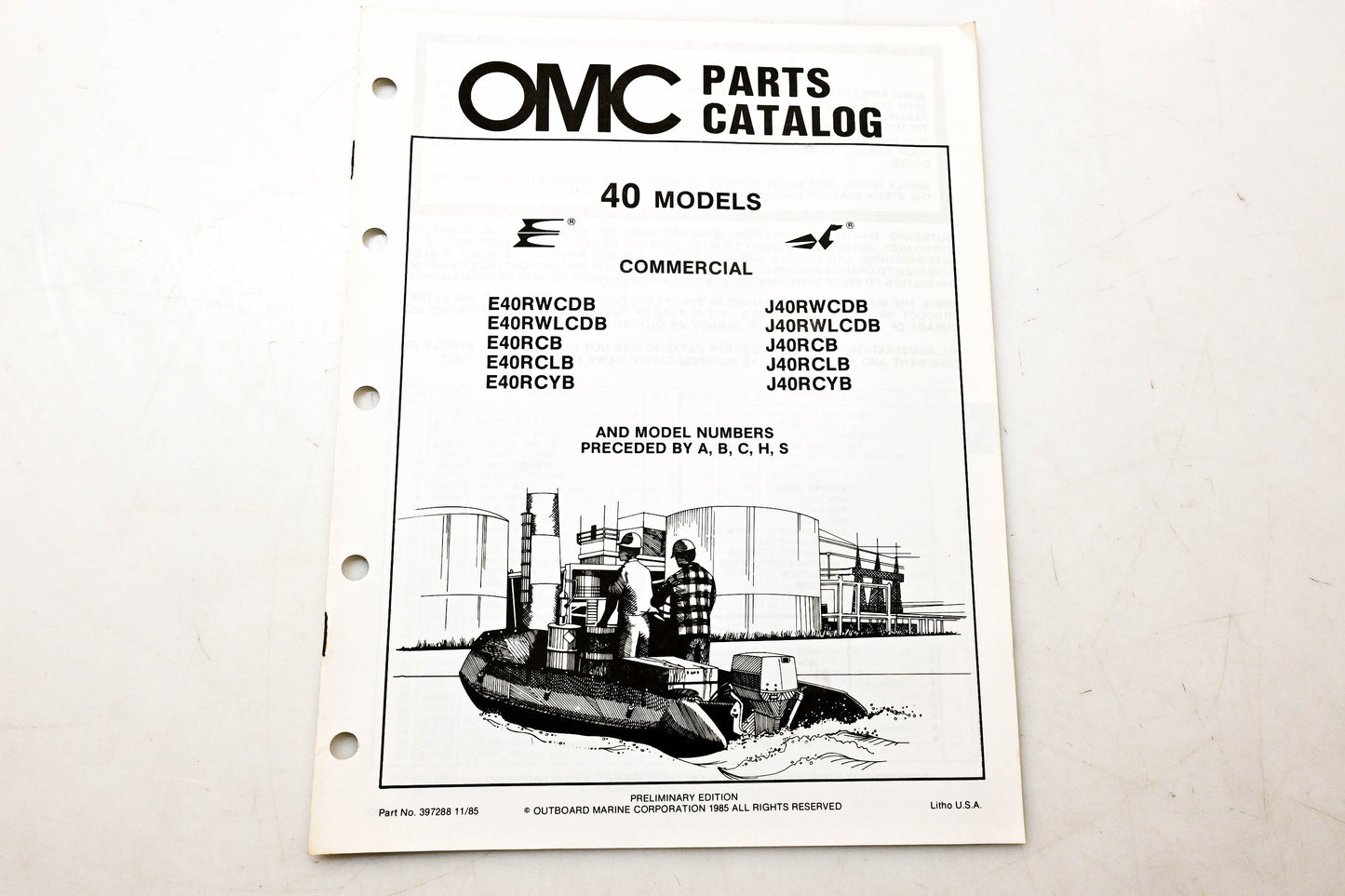 OMC 397288 Parts Catalog 40 Models