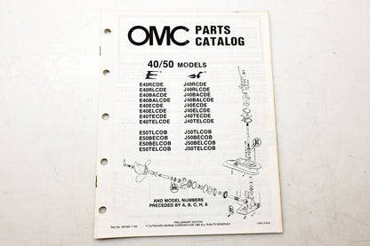OMC 397289 Parts Catalog 40/50 Models