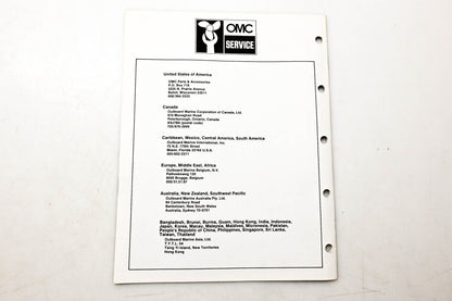 OMC 397293 Parts Catalog 65 Models