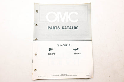 OMC 394668 Parts Catalog 2 Models
