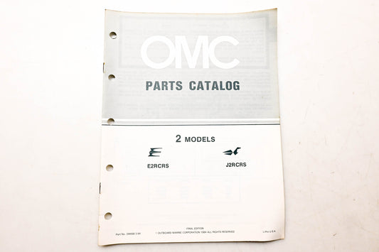 OMC 394668 Parts Catalog 2 Models