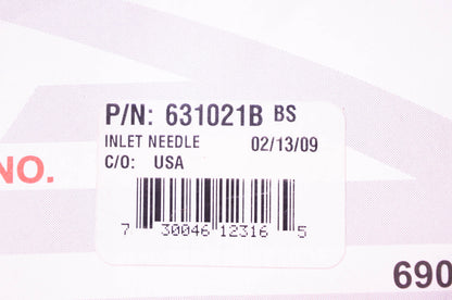 New OEM Tecumseh 631021B Inlet Needle Kit NOS