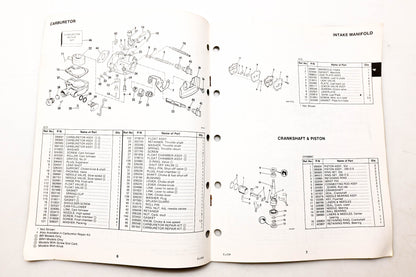OMC 394669 Parts Catalog 4 Models