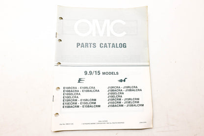 OMC 394672 Parts Catalog 9.9/15 Models