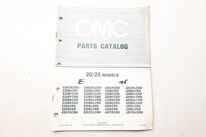 OMC 394673 Parts Catalog 20/25 Models