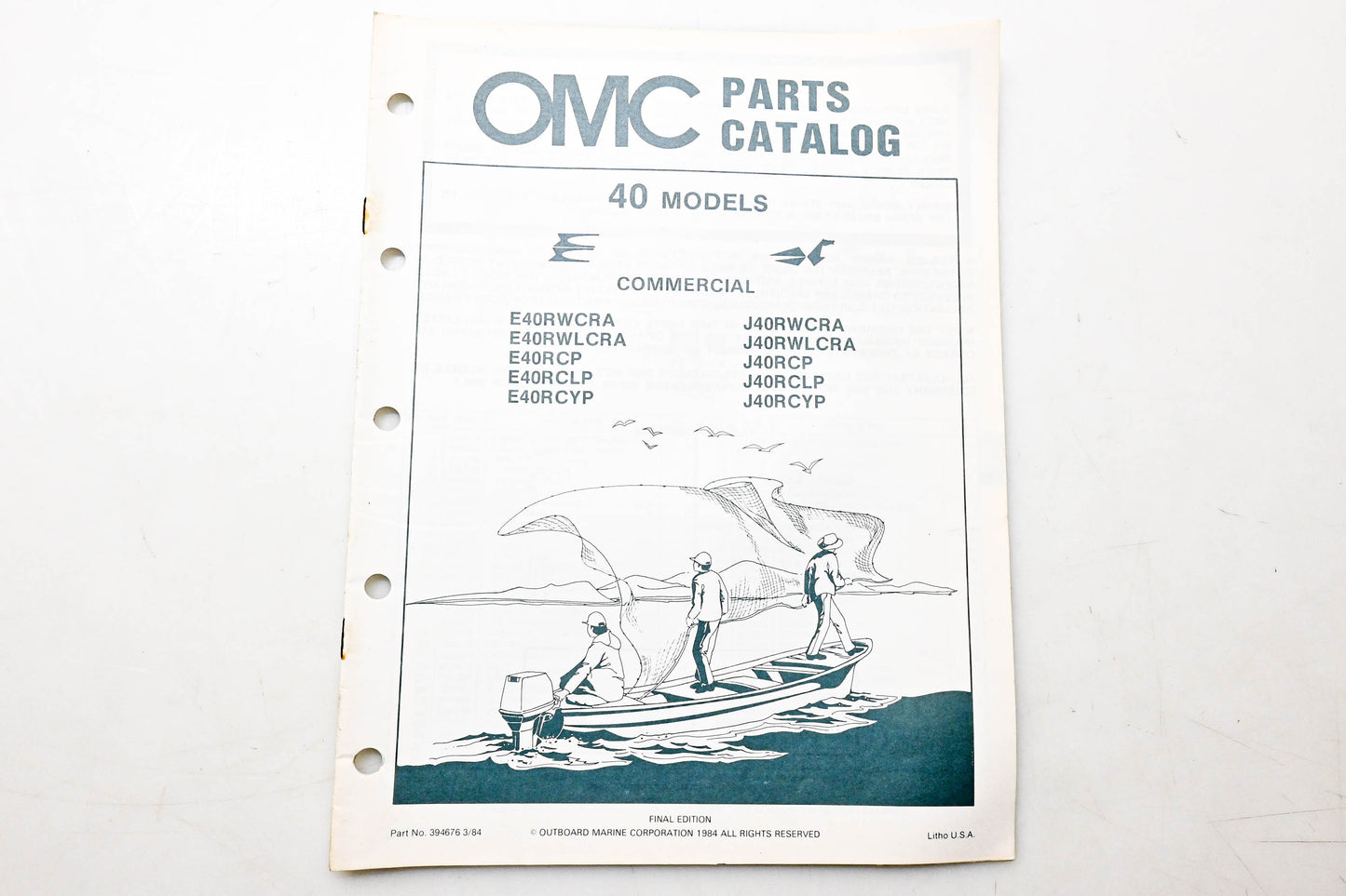 OMC 394676 Parts Catalog 40 Models