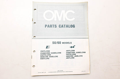 OMC 394677 Parts Catalog 50/60 Models