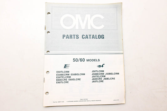 OMC 394677 Parts Catalog 50/60 Models