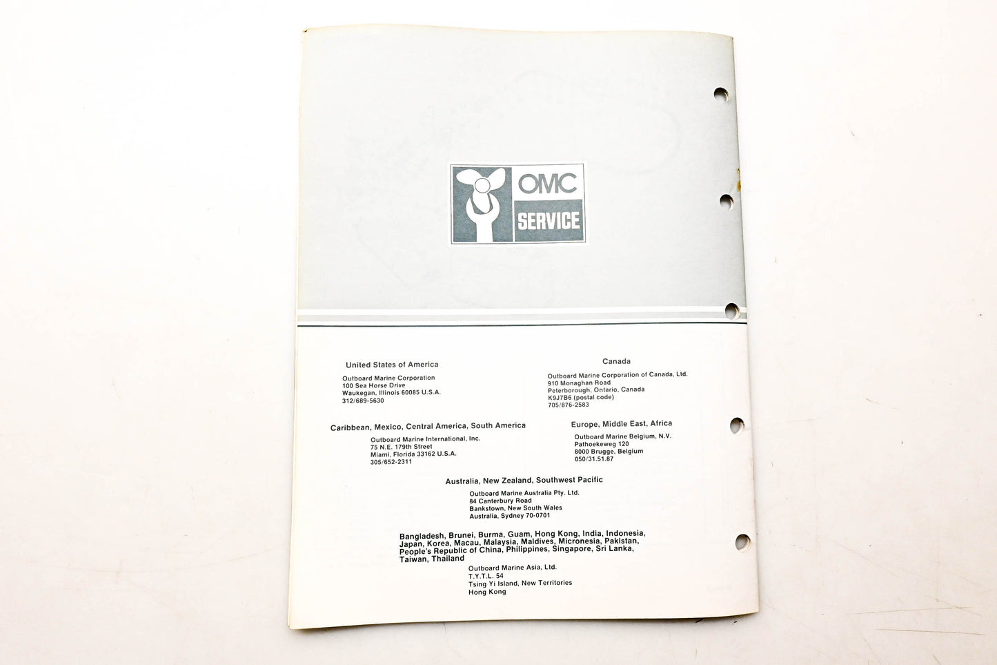 OMC 394677 Parts Catalog 50/60 Models