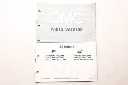 OMC 395510 Parts Catalog 40 Models