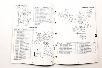 OMC 395510 Parts Catalog 40 Models