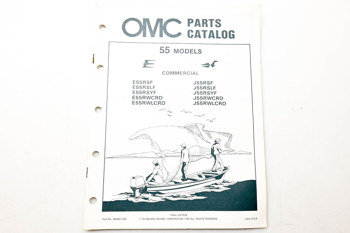 OMC 395065 Parts Catalog 55 Models