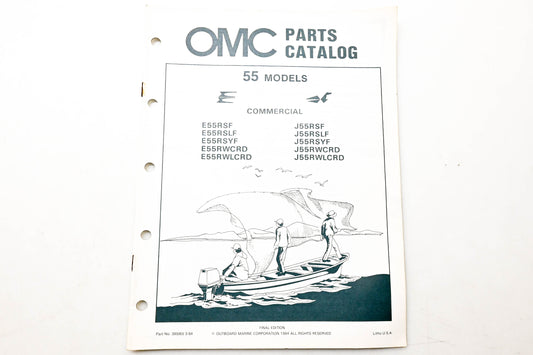 OMC 395065 Parts Catalog 55 Models