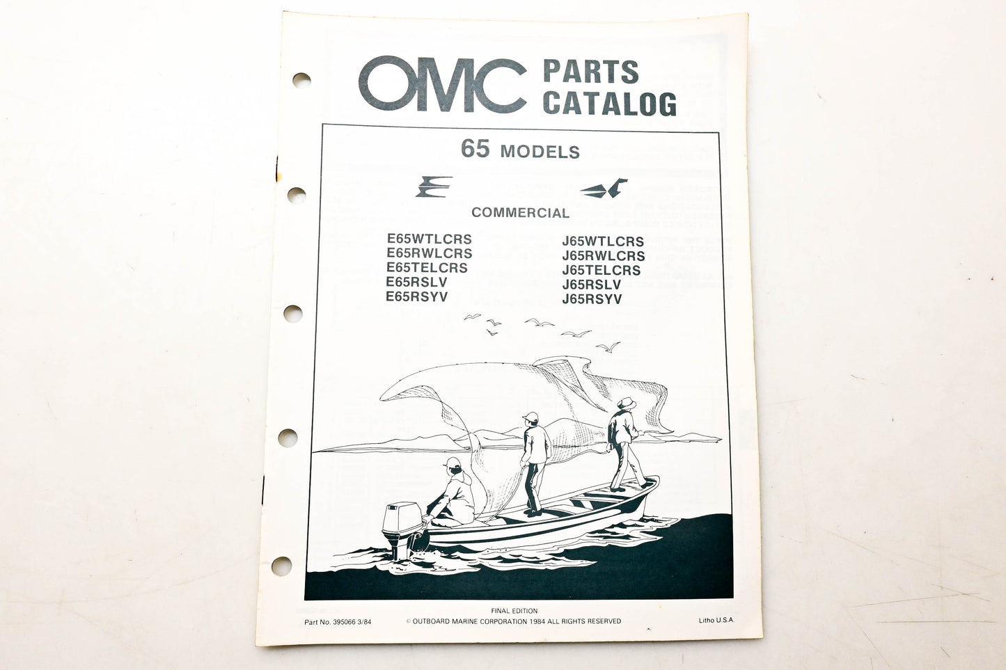 OMC 395066 Parts Catalog 65 Models