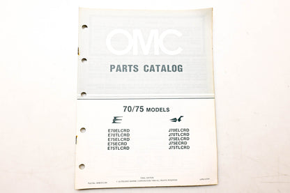 OMC 394678 Parts Catalog 70/75 Models