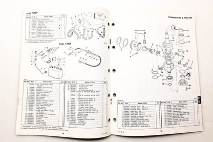 OMC 394678 Parts Catalog 70/75 Models