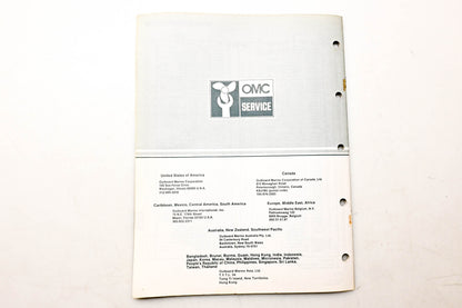 OMC 394678 Parts Catalog 70/75 Models