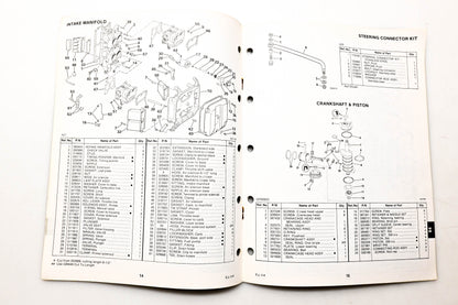 OMC 394680 Parts Catalog V-4 Models