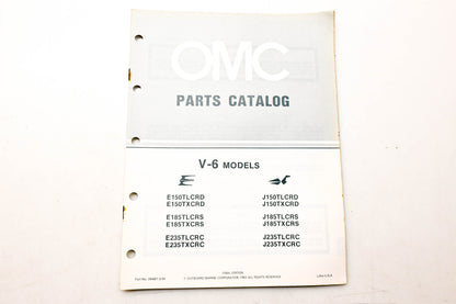 OMC 394681 Parts Catalog V-6 Models