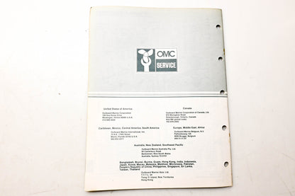 OMC 394681 Parts Catalog V-6 Models