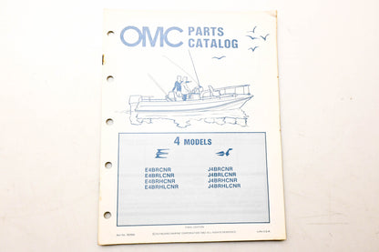 OMC 392985 Parts Catalog 4 Models