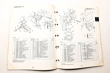OMC 392972 Parts Catalog 4.5/7.5 Models