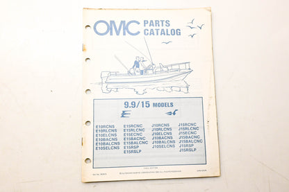 OMC 392975 Parts Catalog 9.9/15 Models