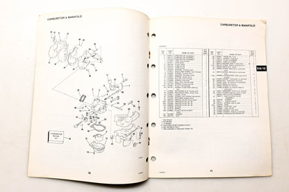 OMC 392975 Parts Catalog 9.9/15 Models