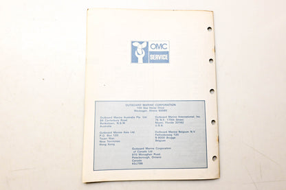OMC 392975 Parts Catalog 9.9/15 Models