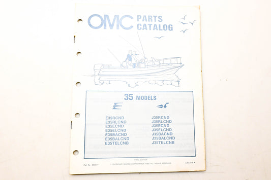 OMC 392977 Parts Catalog 35 Models