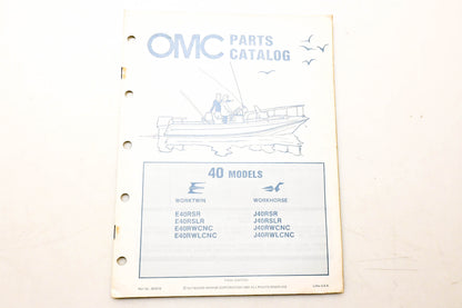 OMC 392978 Parts Catalog 40 Models
