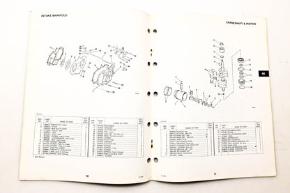 OMC 392978 Parts Catalog 40 Models