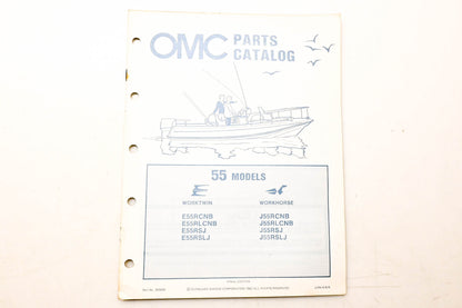 OMC 393030 Parts Catalog 55 Models