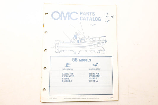 OMC 393030 Parts Catalog 55 Models