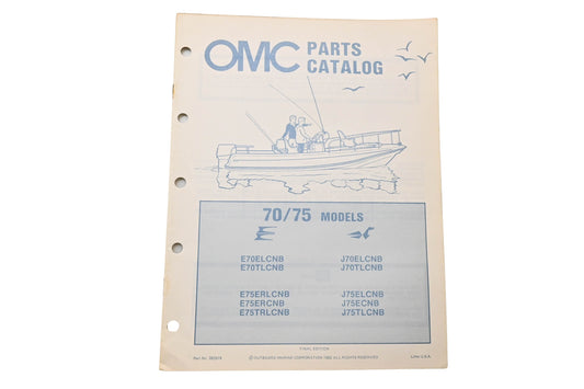OMC 392979 Parts Catalog 70/75 Models