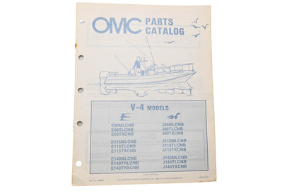 OMC 392980 Parts Catalog V-4 Models