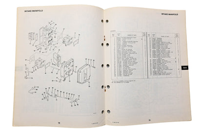 OMC 392980 Parts Catalog V-4 Models