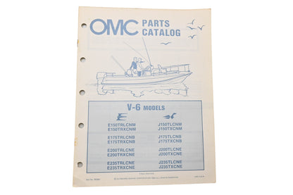 OMC 392981 Parts Catalog V-6 Models