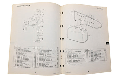 OMC 392981 Parts Catalog V-6 Models