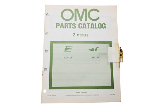 OMC 392297 Parts Catalog 2 Models