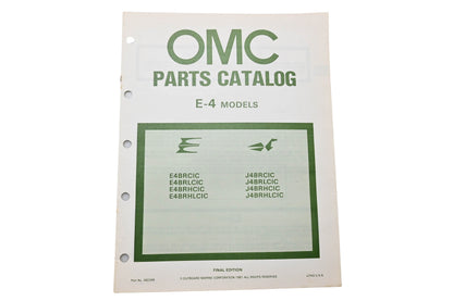 OMC 392299 Parts Catalog E-4 Models