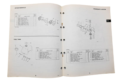 OMC 392299 Parts Catalog E-4 Models