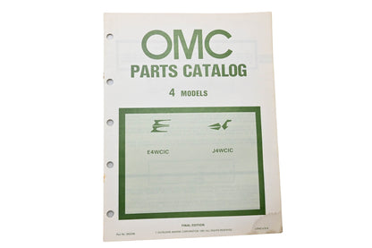 OMC 392298 Parts Catalog 4 Models